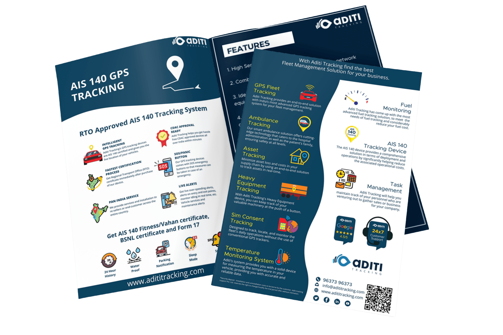 AIS-140 Brochure mockup-min AIS 140 tracker Brochure mockup