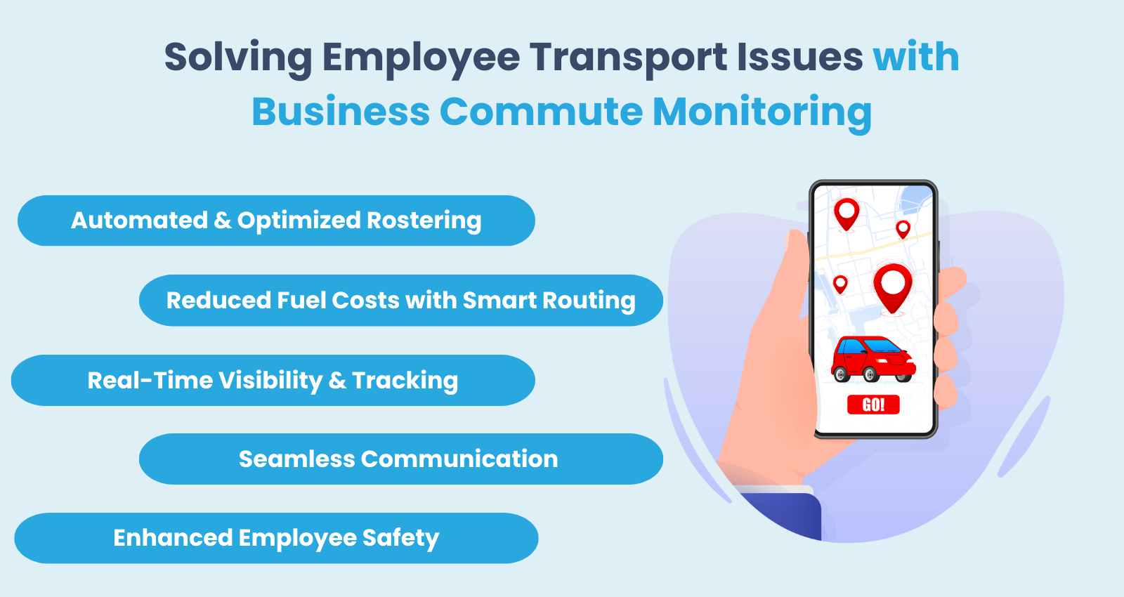 features of business commute monitoring