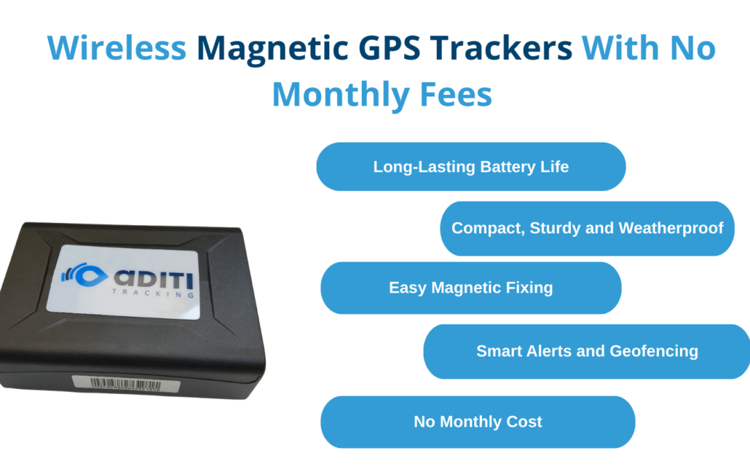Wireless Magnetic GPS Trackers With No Monthly Fees