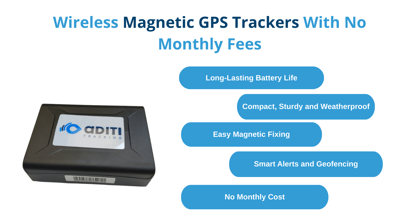 wireless magnetic GPS tracker