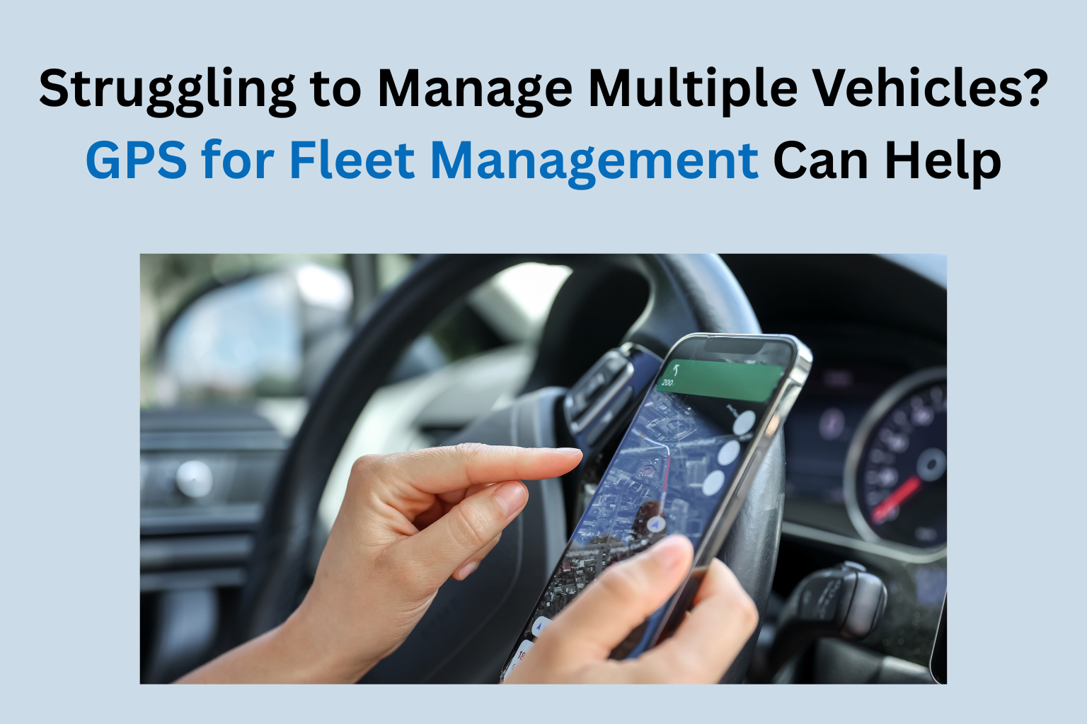 Struggling to Manage Multiple Vehicles