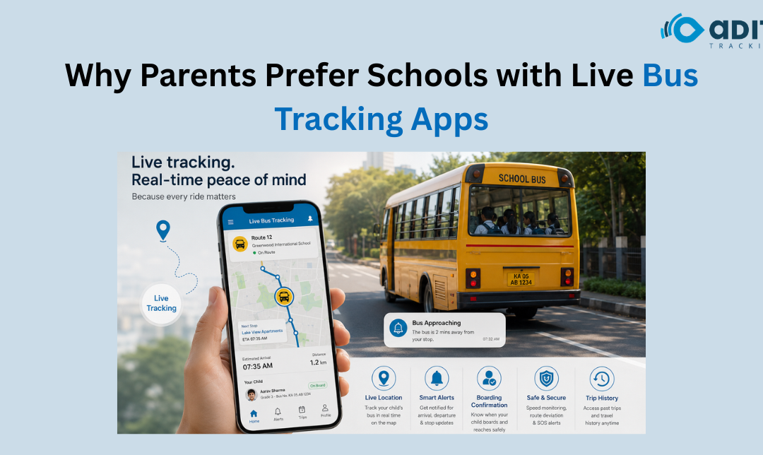Why Parents Prefer Schools with Live Bus Tracking Apps Over Traditional Transport Systems